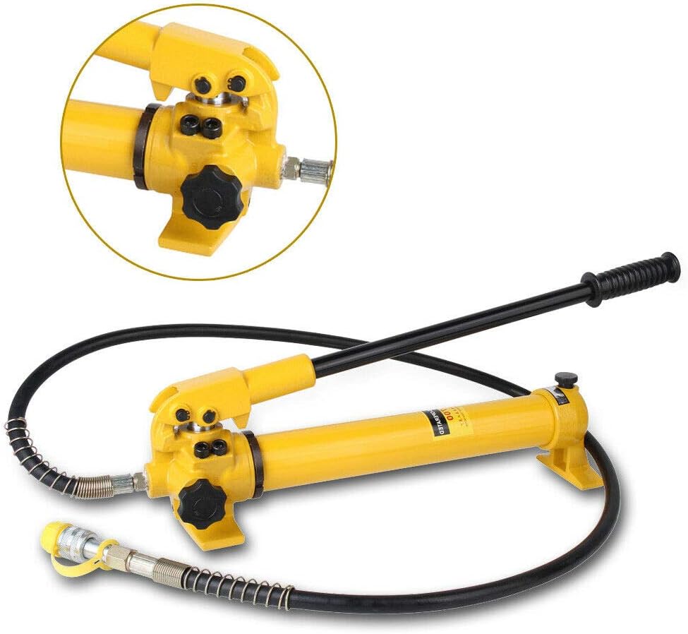 Bomba manual hidráulica, acoplador de manguera de paquete de alimentación de 2 velocidades Bomba hidráulica Oip de 10000 psi Bomba manual Bomba