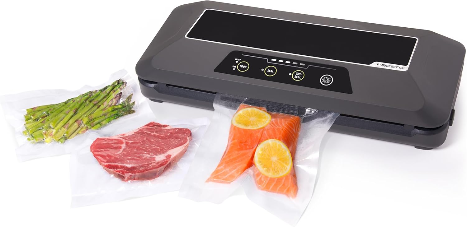Presto 05622 FreshDaddy Sellador eléctrico automático al vacío