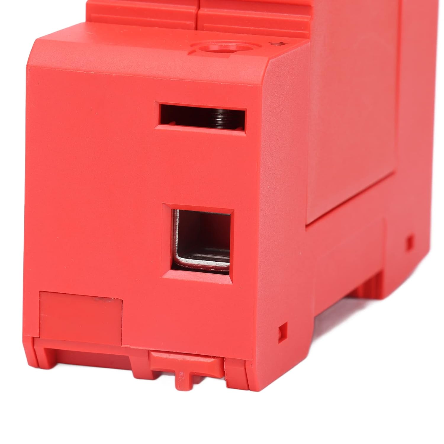 2 protectores solares de sobretensiones de corriente continua contra sobretensiones de voltaje, dispositivo de pararrayos para instalación de riel,