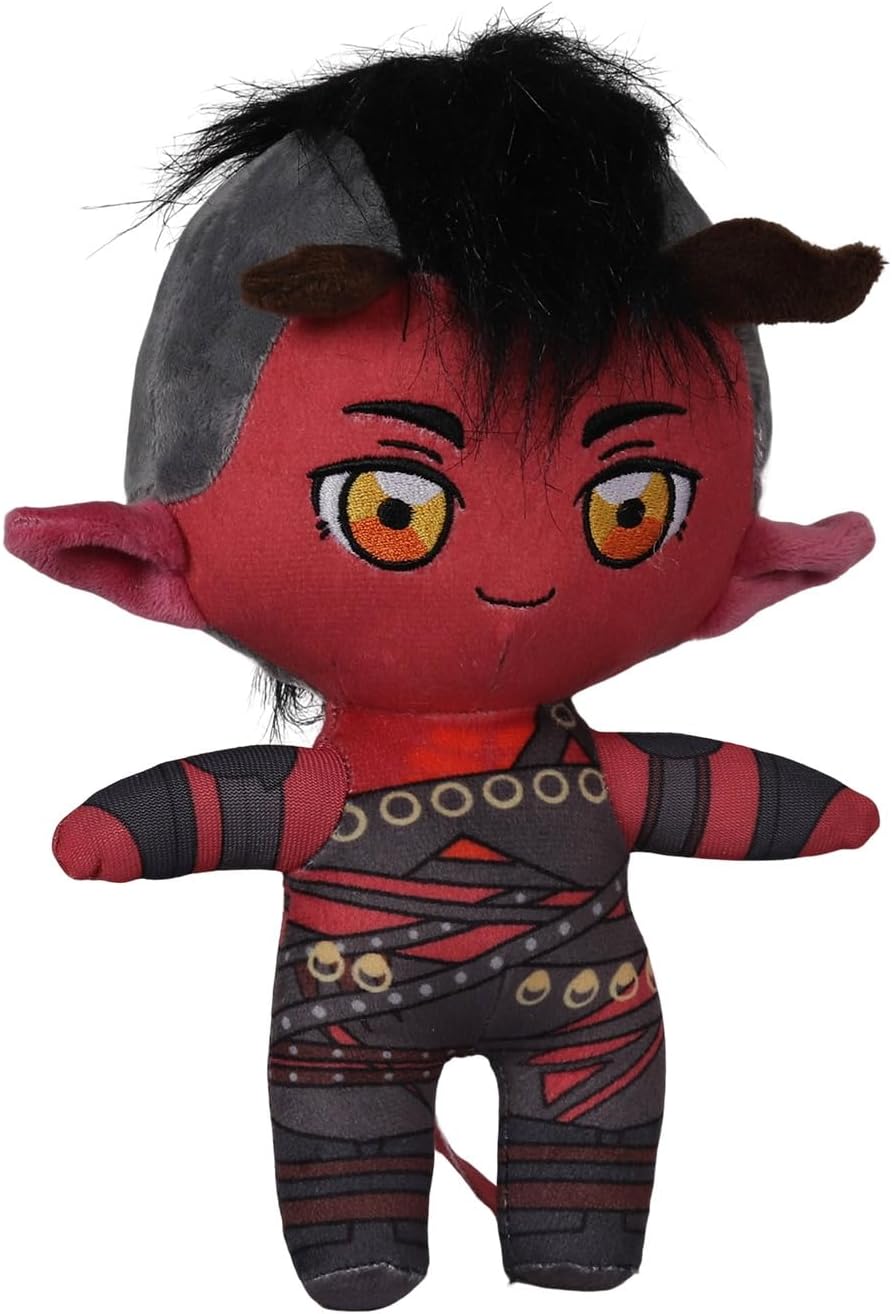 xingyueshop 9 pulgadas Karlach Plush Doll Game BG3 relleno figura almohada regalo