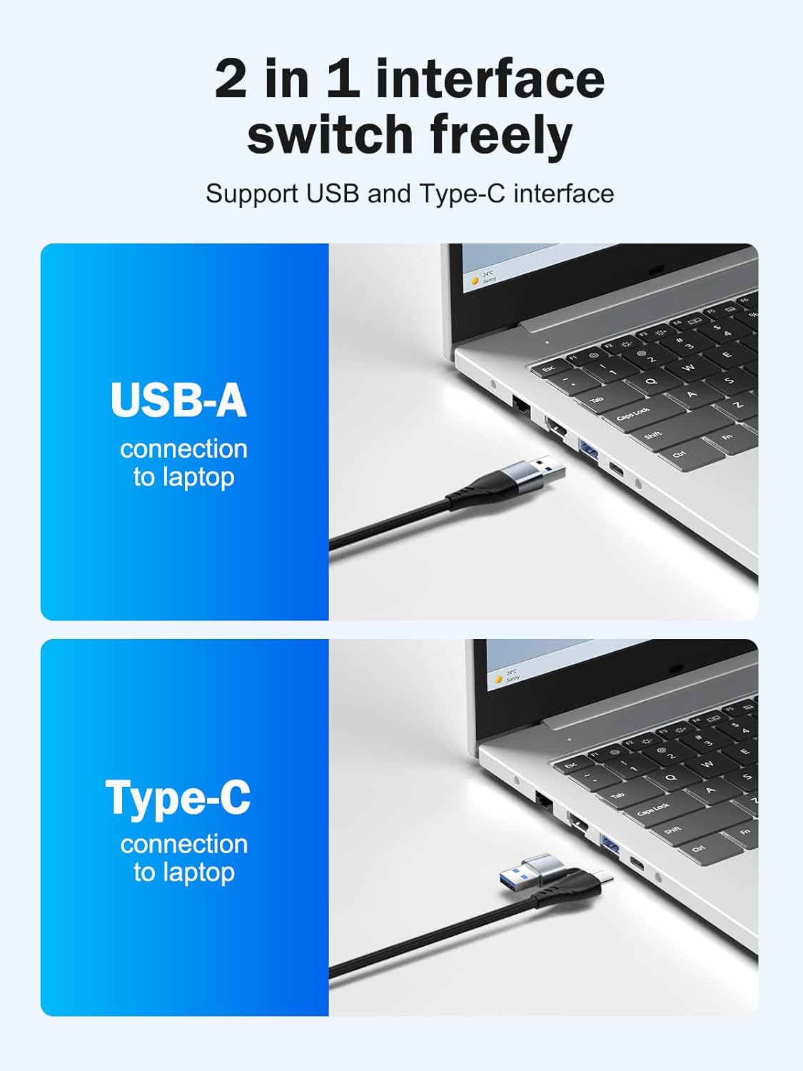 Lemorele Tarjeta de captura de video USB 3.0 a HDMI 4K 1080P 60Hz, tarjeta de captura HDMI con adaptador USB A para ajustar, para juegos,
