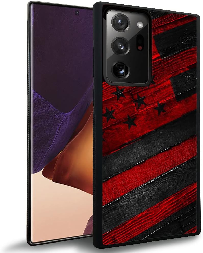 Funda compatible con Samsung Galaxy Note 20, diseño con patrón de parachoques trasero, esquinas reforzadas contra arañazos, esquinas reforzadas de