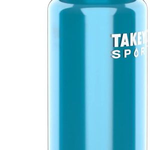 Takeya Botella de agua deportiva de plástico Tritan de 24 onzas con tapa de boquilla, calidad premium, sin BPA, azul campeonato Takeya Botella de agua deportiva de plástico Tritan de 24 onzas con tapa de boquilla, calidad premium, sin BPA, azul campeonato