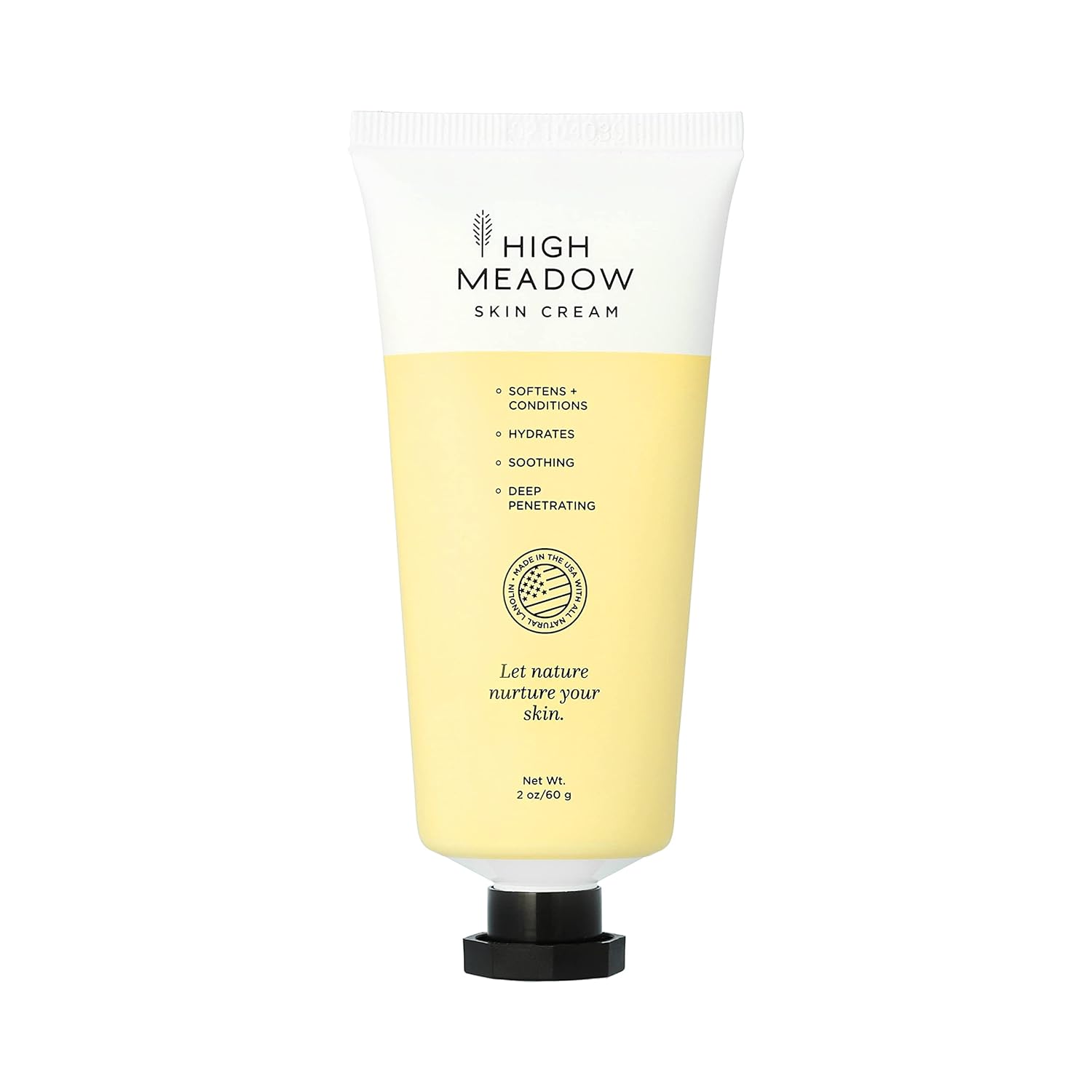 High Meadow Lanolin Skin Cream – Hidratación profunda para una piel suave y radiante – Repara la piel seca y agrietada en manos, pies y codos,