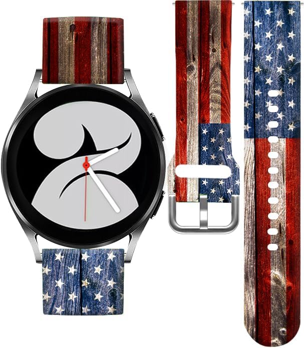 Compatible con Galaxy Watch 65  45 Pro  4 Classic  3 (1.614 in)  Active 2 & 1 Banda, correa de repuesto de 0.787 pulgadas sin decoloración para