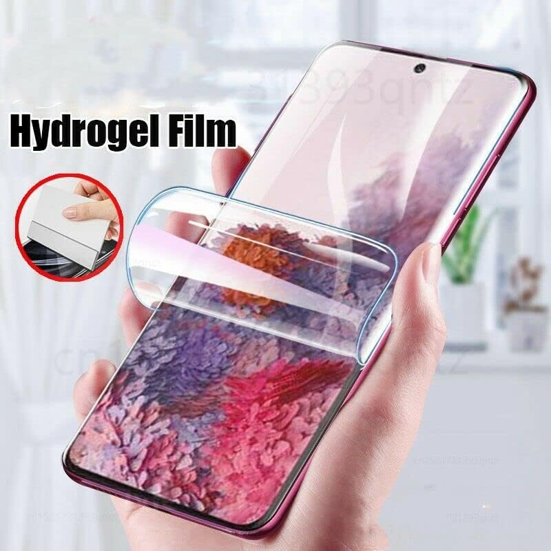 Paquete de 3 protectores de pantalla de hidrogel con herramienta de fácil instalación para Samsung Galaxy S8 Película protectora de TPU suave