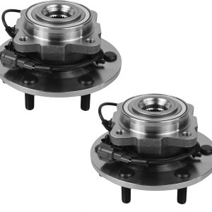 Autoround 541004 Par de bujes de rueda trasera y cojinete para Nissan Pathfinder Armada 05-13, Infiniti QX56 04-11, 6 lengüetas con ABS Autoround 541004 Par de bujes de rueda trasera y cojinete para Nissan Pathfinder Armada 05-13, Infiniti QX56 04-11, 6 lengüetas con ABS