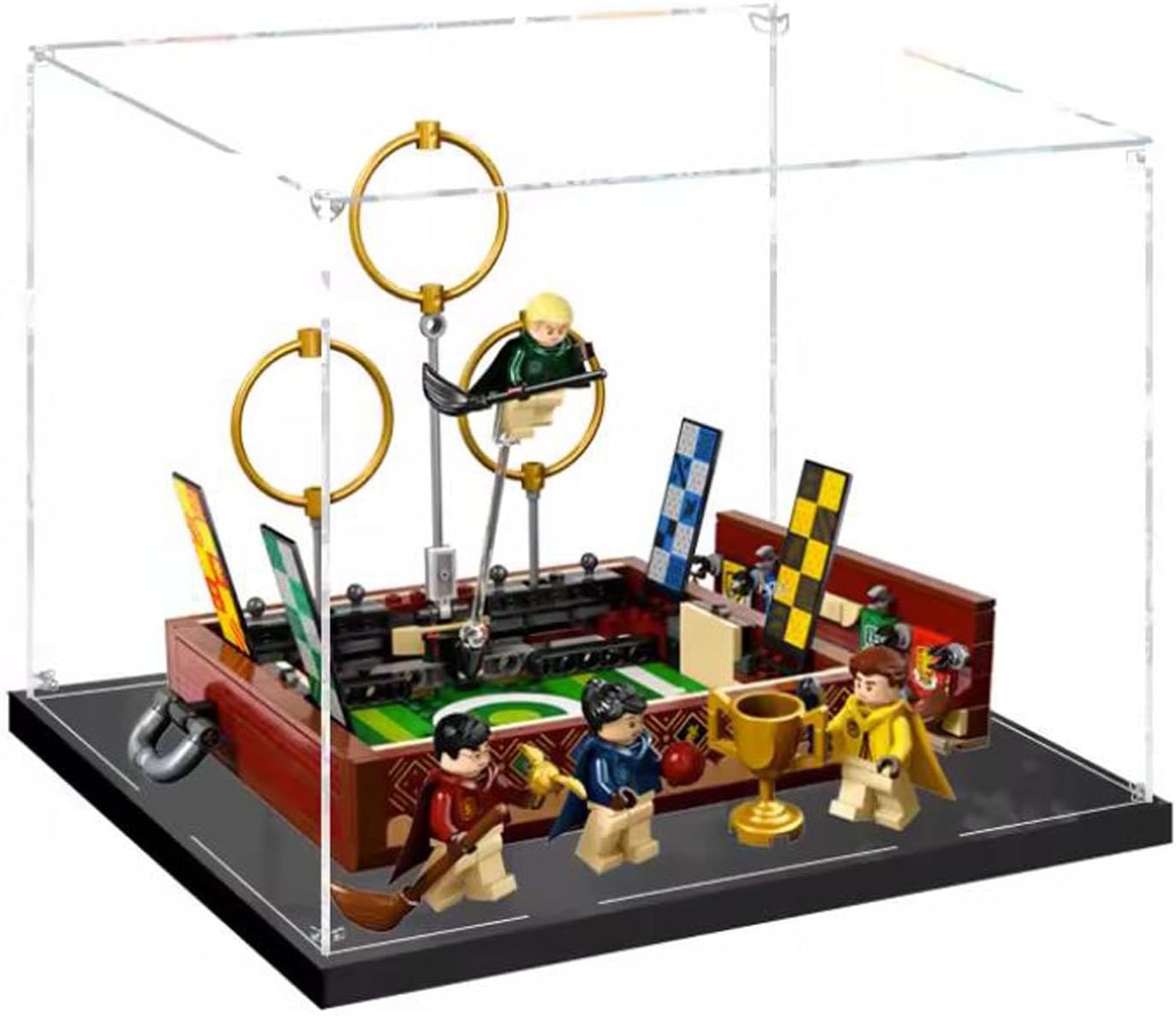 Vitrina de acrílico para Lego Harry Potter Quidditch Trunk 76416 – Escaparate, protege y decora tu modelo con almacenamiento a prueba de polvo