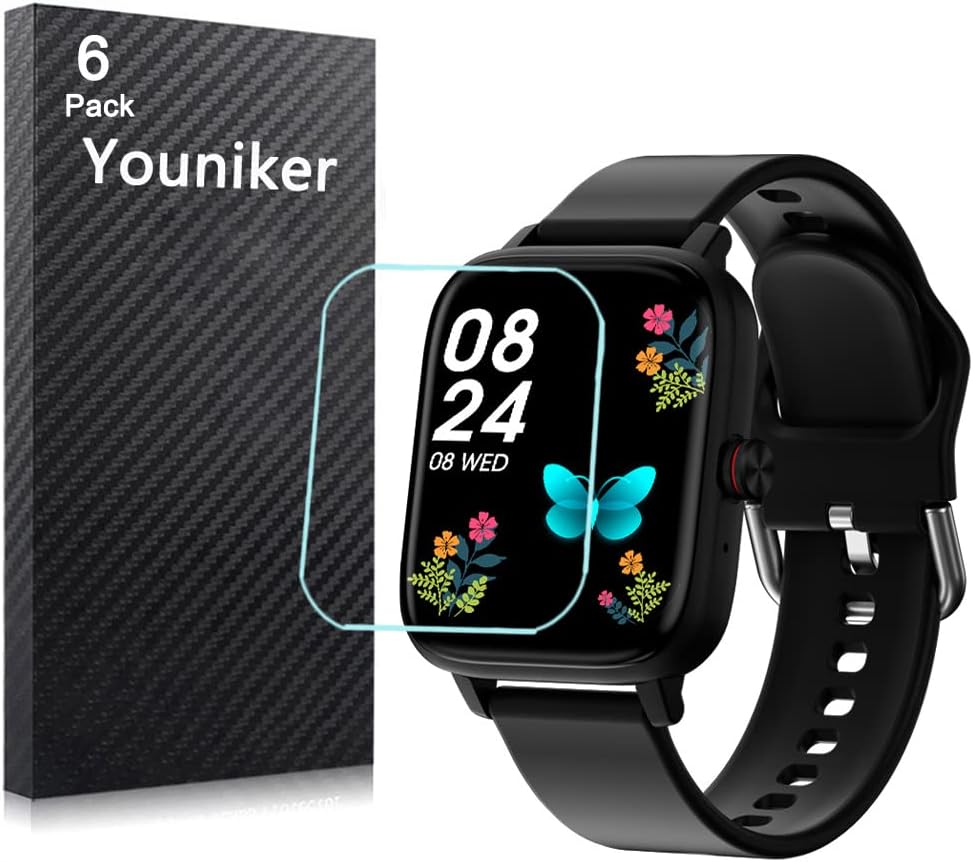 Paquete de 6 protectores de pantalla compatibles con TOZDTO I13 de 1.7 pulgadas, compatibles con Luoba I13 de 1.69 pulgadas, protectores de pantalla