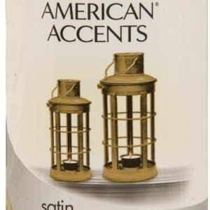 Rust-Oleum 202719 American Accents Topcoat Designer Pintura en aerosol metálica, lata de aerosol de 12 onzas, 11 onzas (paquete de 1), latón Rust-Oleum 202719 American Accents Topcoat Designer Pintura en aerosol metálica, lata de aerosol de 12 onzas, 11 onzas (paquete de 1), latón
