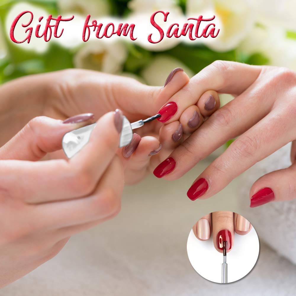 Karma Organic Hermoso juego de esmaltes de uñas naturales, arte de uñas no tóxico, vegano y libre de crueldad animal (paquete de 7)