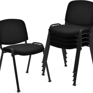 Giantex Set de 5 sillas de conferencia Elegant Design Office Set de espera para huéspedes Giantex Set de 5 sillas de conferencia Elegant Design Office Set de espera para huéspedes