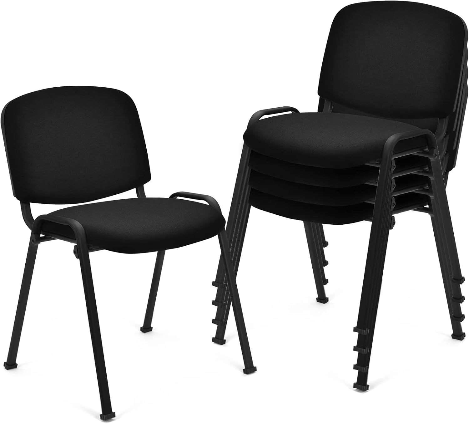 Giantex Set de 5 sillas de conferencia Elegant Design Office Set de espera para huéspedes