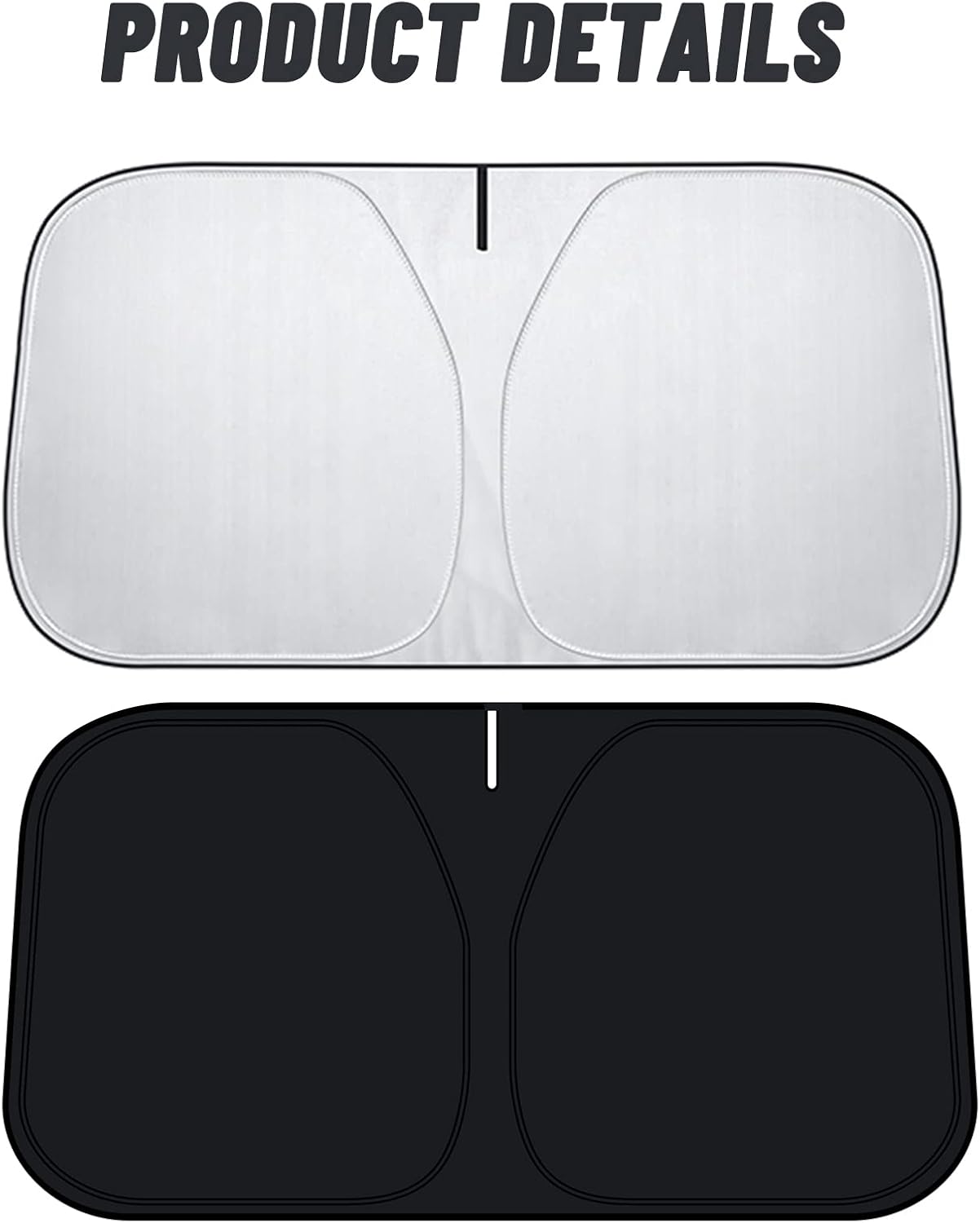 D-Lumina Parasol para parabrisas para Mazda CX-30 CX30 2019-2023, parasol para ventana delantera, bloquea los rayos UV del calor, plegable, 2 capas,