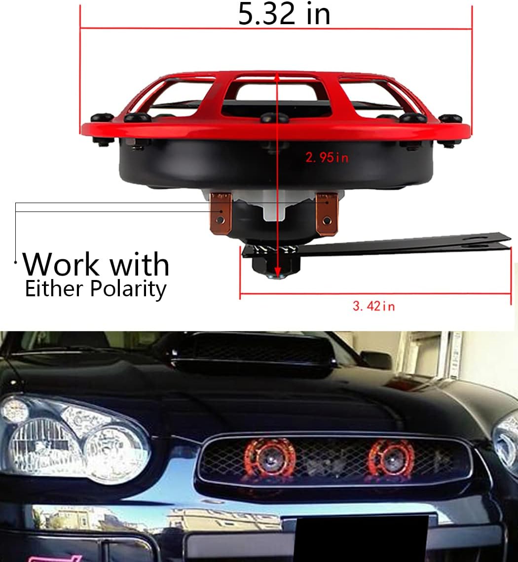 Bocina de auto de 12 V de doble tono para camiones impreza wrx, caracoles eléctricos para automóviles, motocicletas Subaru, piezas electrónicas