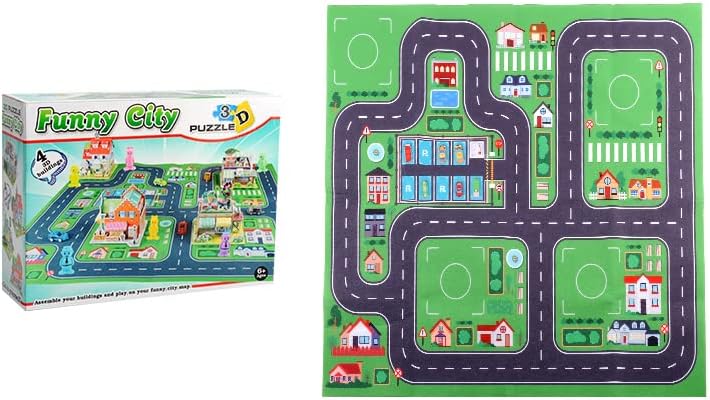 Rompecabezas 3D para niños de 8 a 10 a 12 años, 5 vehículos de tracción hacia atrás, mini auto rompecabezas para niños, rompecabezas de papel