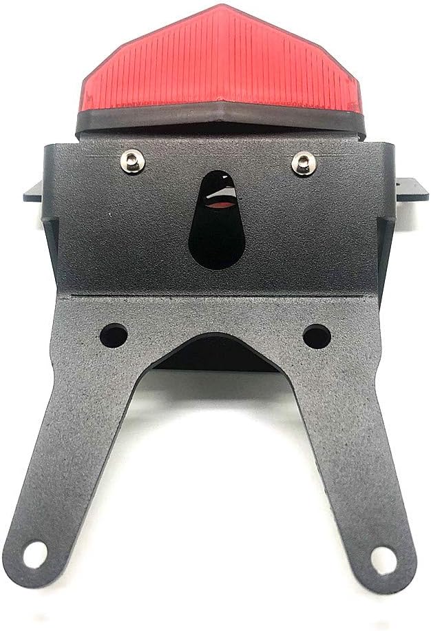 Kit eliminador de guardabarros de cola trasera, luz de freno LED, soporte para placa de matrícula compatible con CRF250L CRF 250L 2013-2019 (rojo)