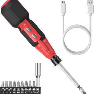 AMIR Destornillador eléctrico inalámbrico, juegos de destornilladores eléctricos recargables, kit de herramientas de reparación automática portátil AMIR Destornillador eléctrico inalámbrico, juegos de destornilladores eléctricos recargables, kit de herramientas de reparación automática portátil