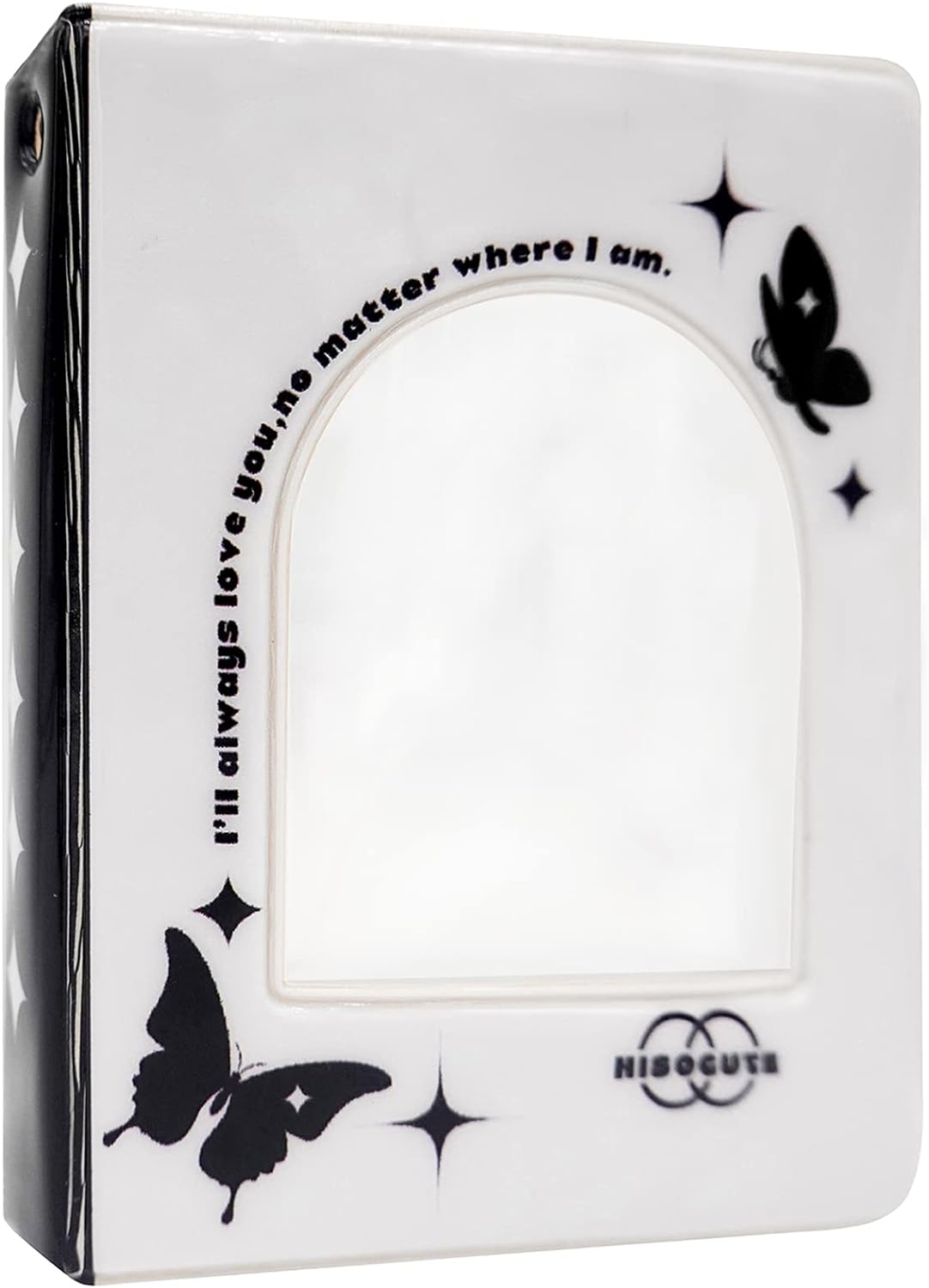 SZHTSWU Mini álbum de fotos de 40 bolsillos, soporte para tarjetas fotográficas Kpop de 3 pulgadas, carpeta pequeña para tarjetas fotográficas,