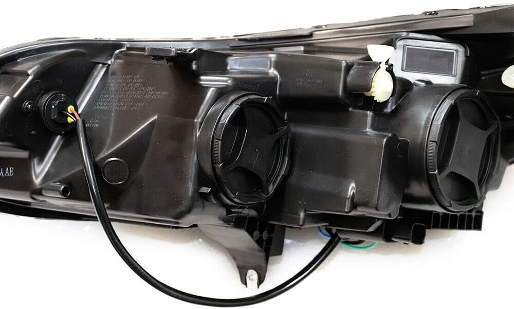Fetcoi Faros delanteros halógenos, faros delanteros derecho derecho del pasajero, compatible con Chevy Cruze 2016 2017 2018 2019