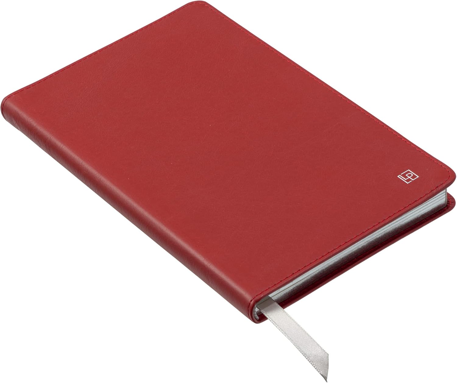 Cuaderno clásico de cuero, tapa blanda, rojo Britannica, grande (5.4 x 8.5 pulgadas), 234 páginas a rayas, colección Heritage, tabla de contenido