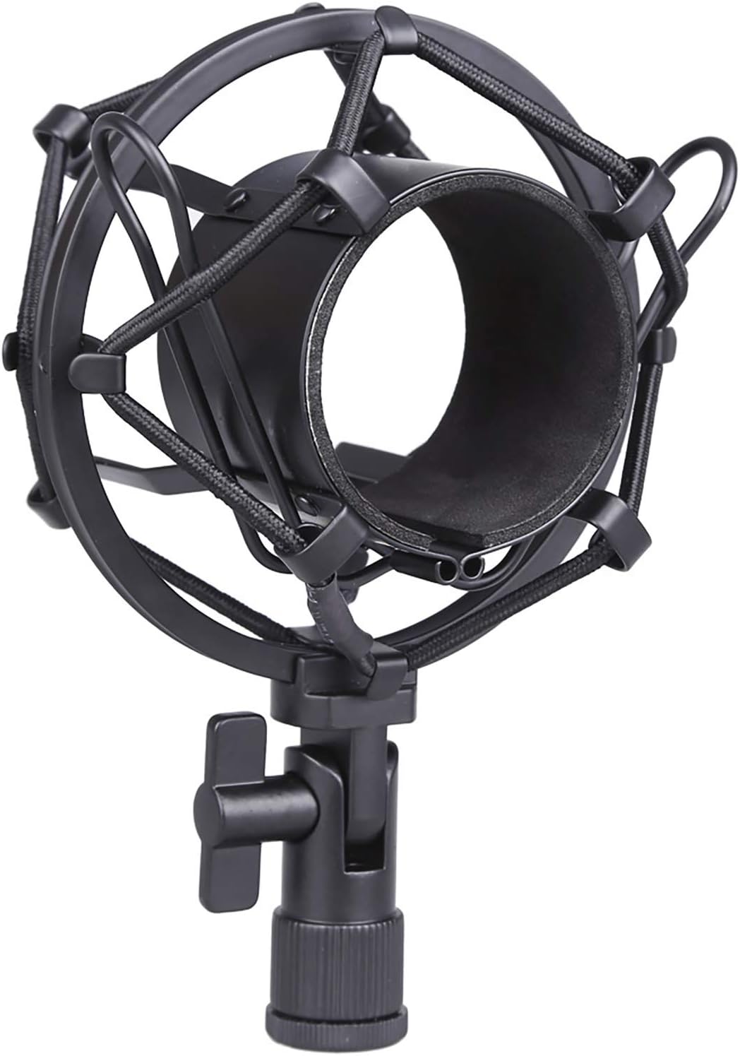 Montaje universal de impacto para micrófono, 50mm, para micrófono condensador de 48mm a 54mm, por Koolertron, Negro