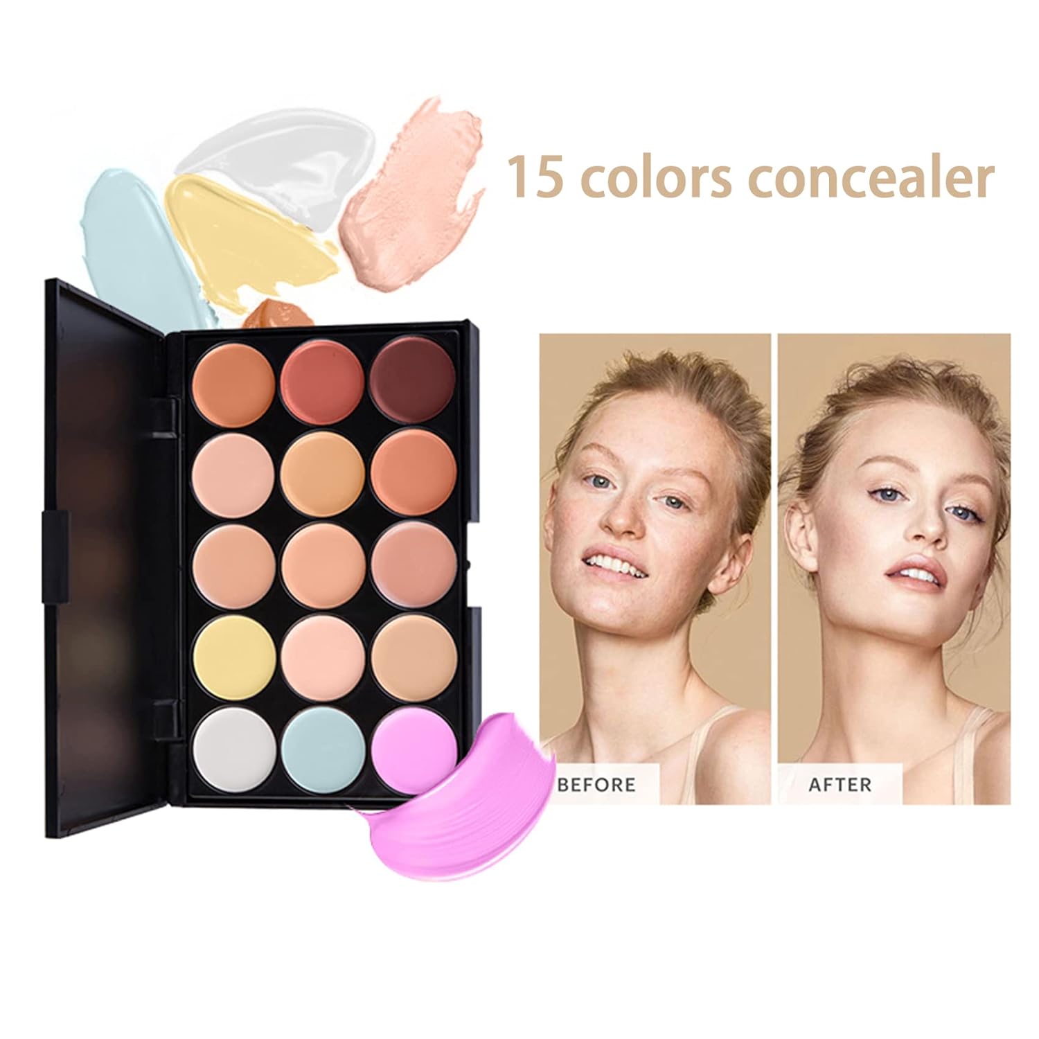 Juego de maquillaje profesional todo en uno para principiantes, regalo cosmético para niñas, incluye juego de brochas de maquillaje, paleta de