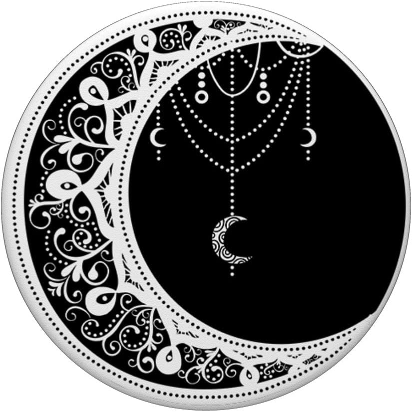 Astrología Pagan Wicca Regalo de bruja atrapasueños cristales Moon PopSockets PopGrip agarre intercambiable para teléfonos y tabletas