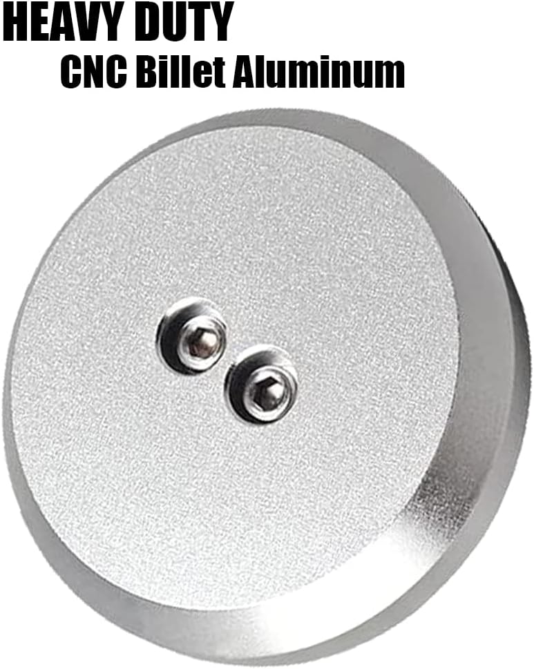 Pikioraz Paquete de 4 adaptadores de almohadilla de gato, disco de aluminio para Jacking, almohadillas de piso Billet compatibles con Chevrolet