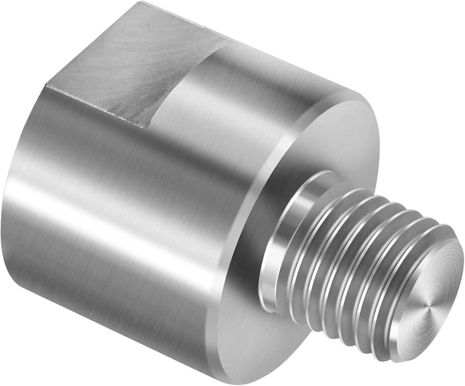 Adaptador de husillo de cabezal de torno, convierte 1-14 “x 8TPI a 1” x 8TPI para torno de carpintería