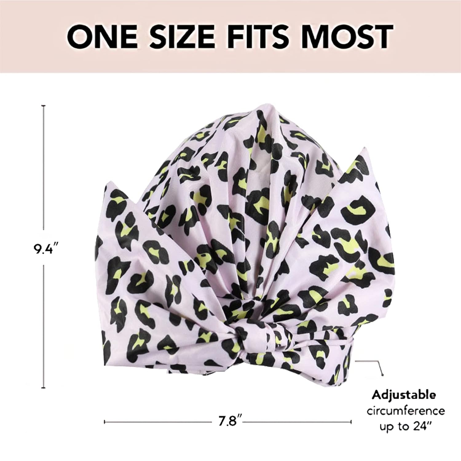 Gorros de ducha de lujo para mujer, reutilizables, impermeables, material satinado mejorado, gorro de ducha para cabello largo, revestimiento de EVA