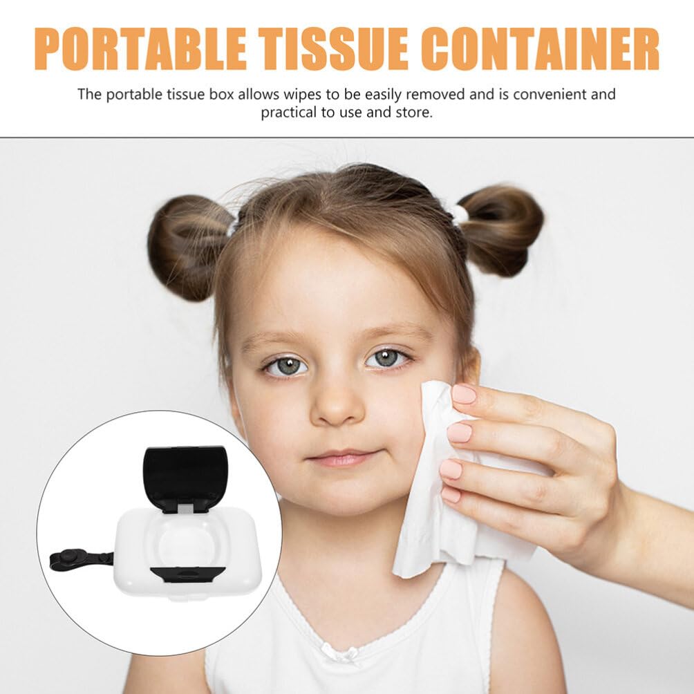 Caja de toallitas para bebés, contenedor de toallitas para bebés, dispensador de toallitas desechables para toallitas húmedas para calentador,