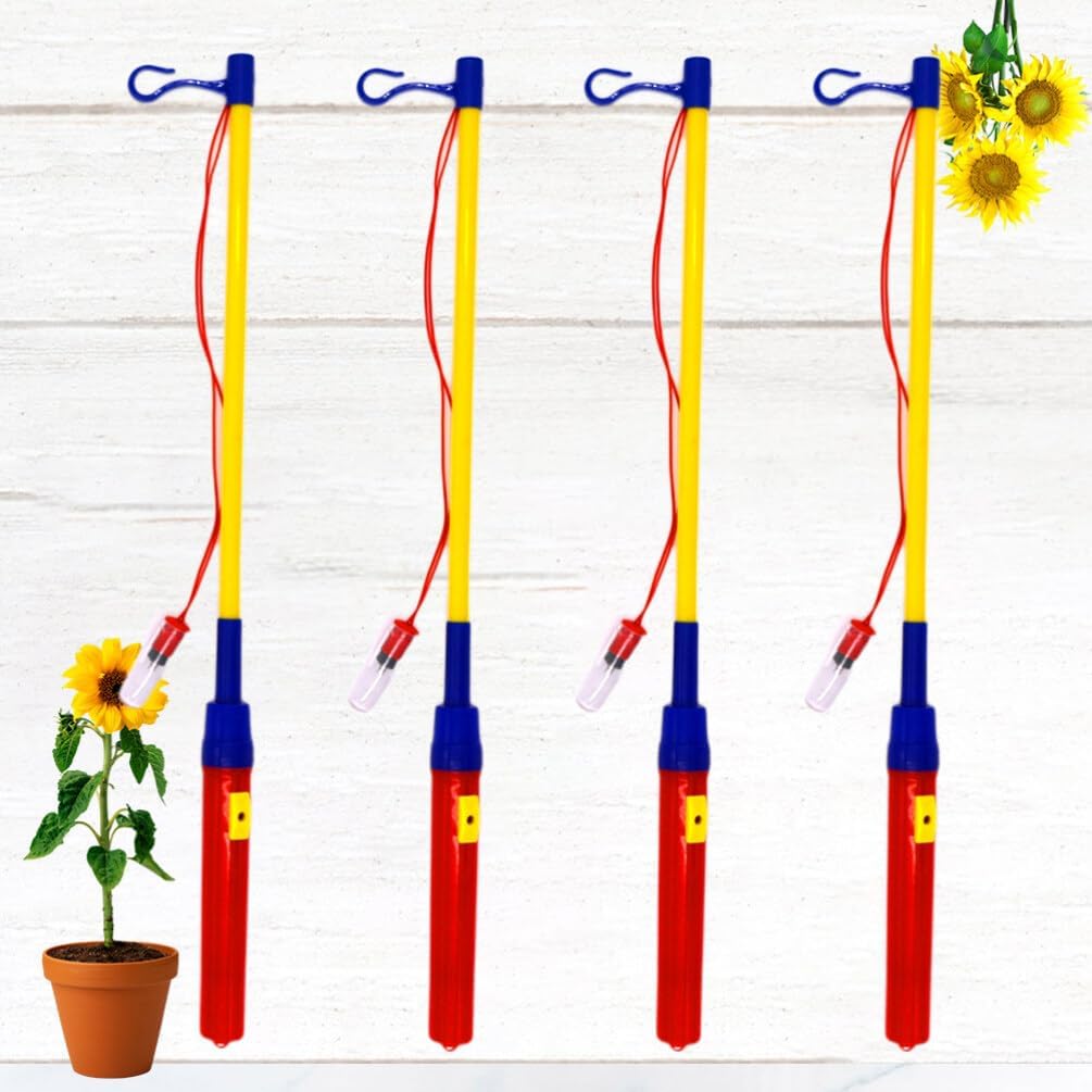 Housoutil 8 piezas de luz de favor Cm bombillas soporte para festival poste de batería palos electrónicos sin varillas de bricolaje regalos varilla