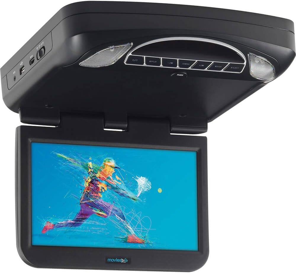 Voxx MTG10UHD – Reproductor de DVD desplegable de 10,1 pulgadas con entrada HDMIMHL