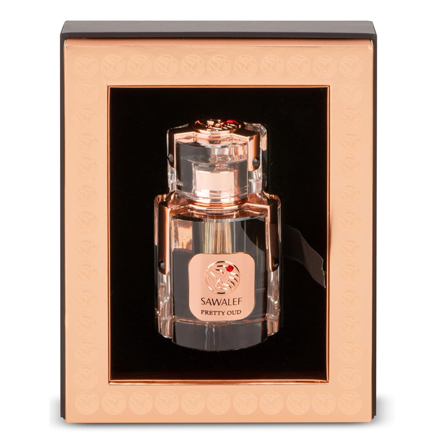 Sawalef Pretty Oud by Swiss Arabian – Lujoso y cautivador elixir de perfume con aroma aromático, notas dulces y sensuales de piña, geranio, pachulí,