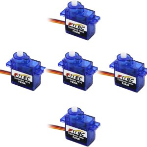 FEETECH 90R 5packs Servos continuos de 360 grados con carcasa de plástico FEETECH 90R 5packs Servos continuos de 360 grados con carcasa de plástico