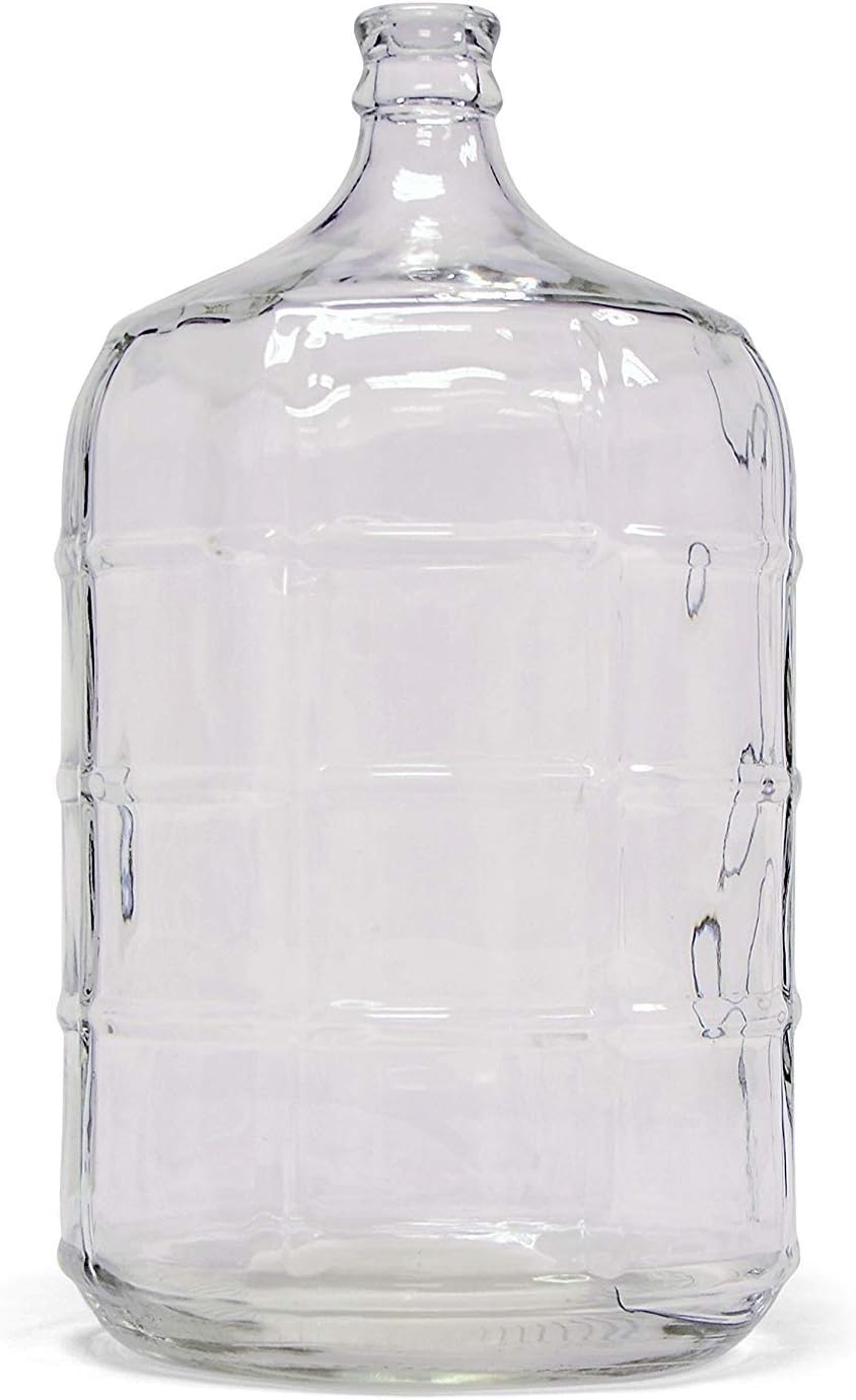 Home Brew Ohio Carboy de vidrio de 5 galones con tapa Carboy