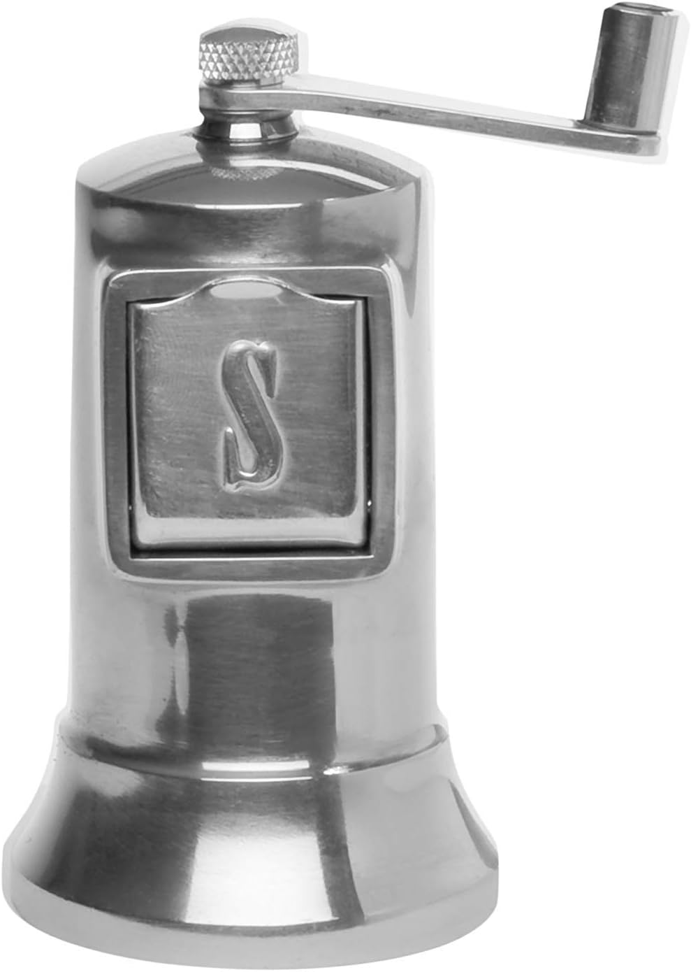 Molinillo de sal ajustable, fabricado en Francia, mecanismo de acero inoxidable, 4.5 pulgadas