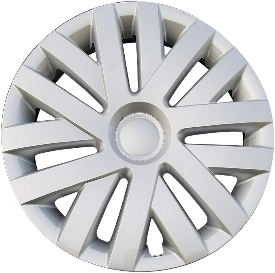 Juego de 4 fundas plateadas de 7 radios dobles de 16″ para Volkswagen Jetta 2010-2014