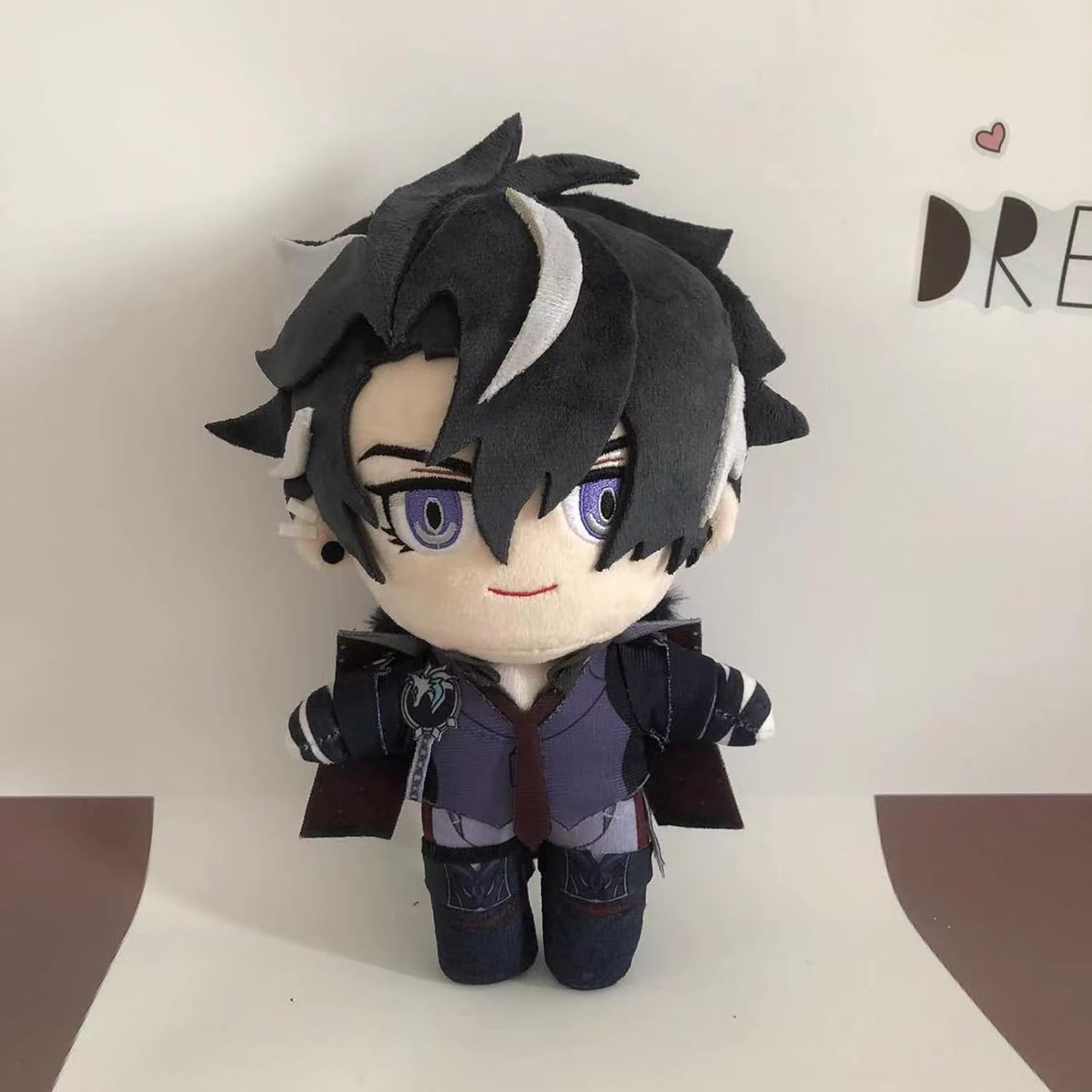 CALEMBOU Figura de peluche de anime, muñeca de peluche suave de 8 pulgadas, Lyney Freminet Furina Wriothesley Neuvillette para fanáticos de Genshin