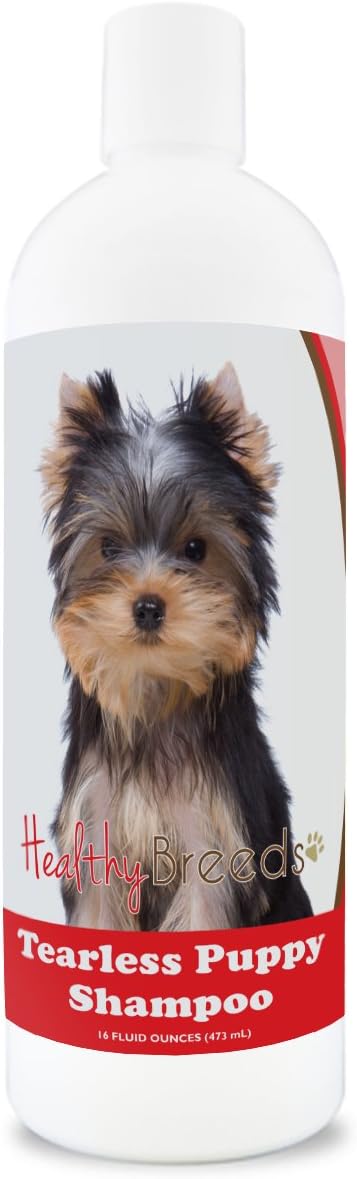 Healthy Breeds Yorkshire Terrier – Champú para cachorros sin lágrimas, 16 onzas