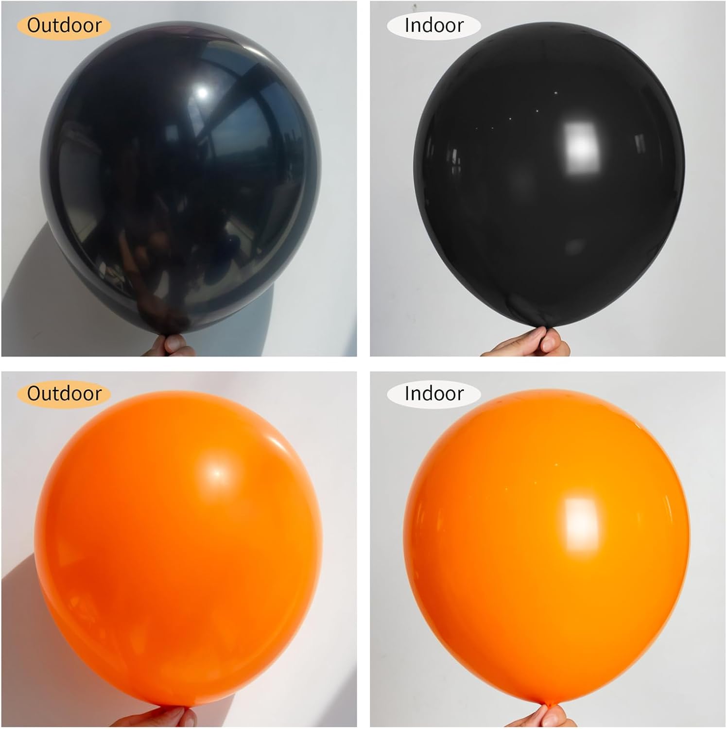 Kit de arco de guirnalda de globos negros y naranjas, 18, 12, 10, 5 pulgadas, paquete de globos de látex para cumpleaños, graduación, decoración de