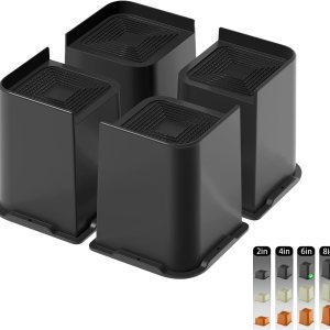 Elevadores de cama, elevadores de muebles de 6 pulgadas para escritoriosofámesa y elevadores de patas de silla, amplían y amplían el diseño Elevadores de cama, elevadores de muebles de 6 pulgadas para escritoriosofámesa y elevadores de patas de silla, amplían y amplían el diseño