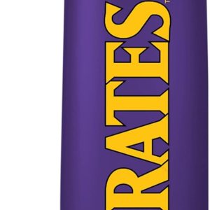 East Carolina Pirates Tritan Botella deportiva esmerilada de plástico, diseño 1, color morado East Carolina Pirates Tritan Botella deportiva esmerilada de plástico, diseño 1, color morado