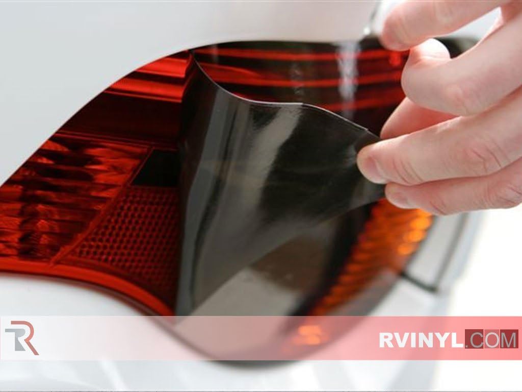 Rvinyl Cubiertas de tinte de luz trasera compatibles con Mercedes-Benz Clase S 2007-2009 – humo opaco