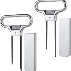 Extractor de corcho, abridor de botellas de vino, cerveza, extractor de corcho de dos puntas con tapa para botellas de vino, champán y amantes del Extractor de corcho, abridor de botellas de vino, cerveza, extractor de corcho de dos puntas con tapa para botellas de vino, champán y amantes del