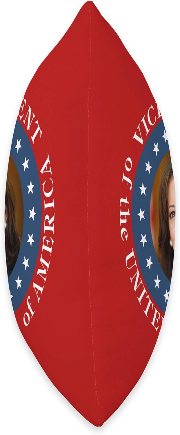 Kamala Harris, vicepresidente de los Estados Unidos América, almohada de 15.7 x 15.7in, multicolor