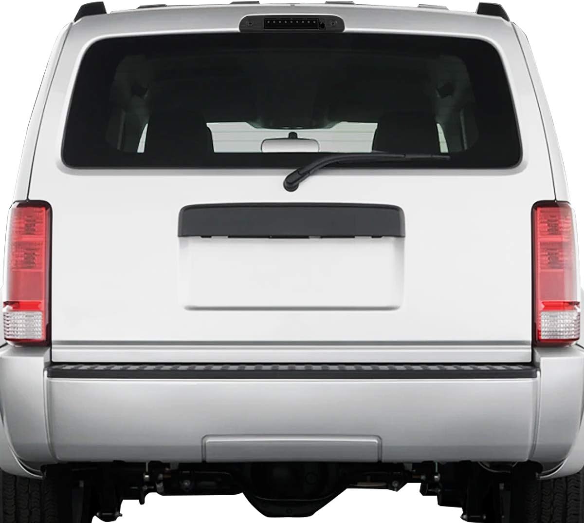 DNA MOTORING 3BL-DNIT07-LED-BK-SM Luz de freno LED de tercera cola con carcasa negra compatible con Dodge Nitro 07-12
