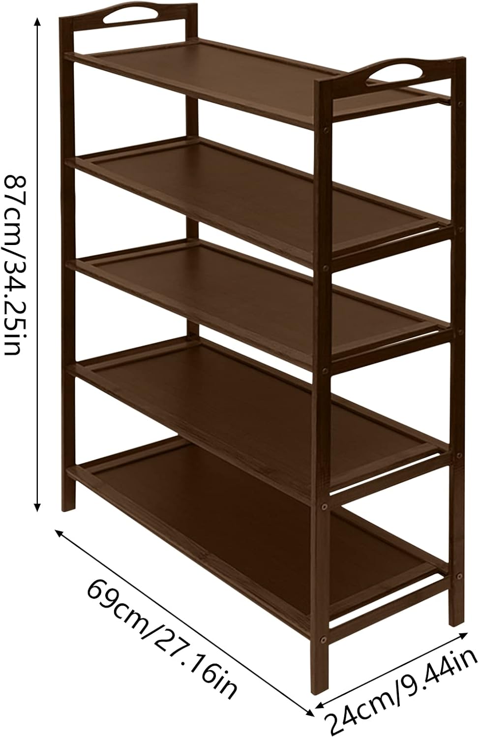 Organizador de zapatos de 5 niveles, 15 pares de zapateros, estante de almacenamiento de zapatos, estante moderno para zapatos, estante de zapatos