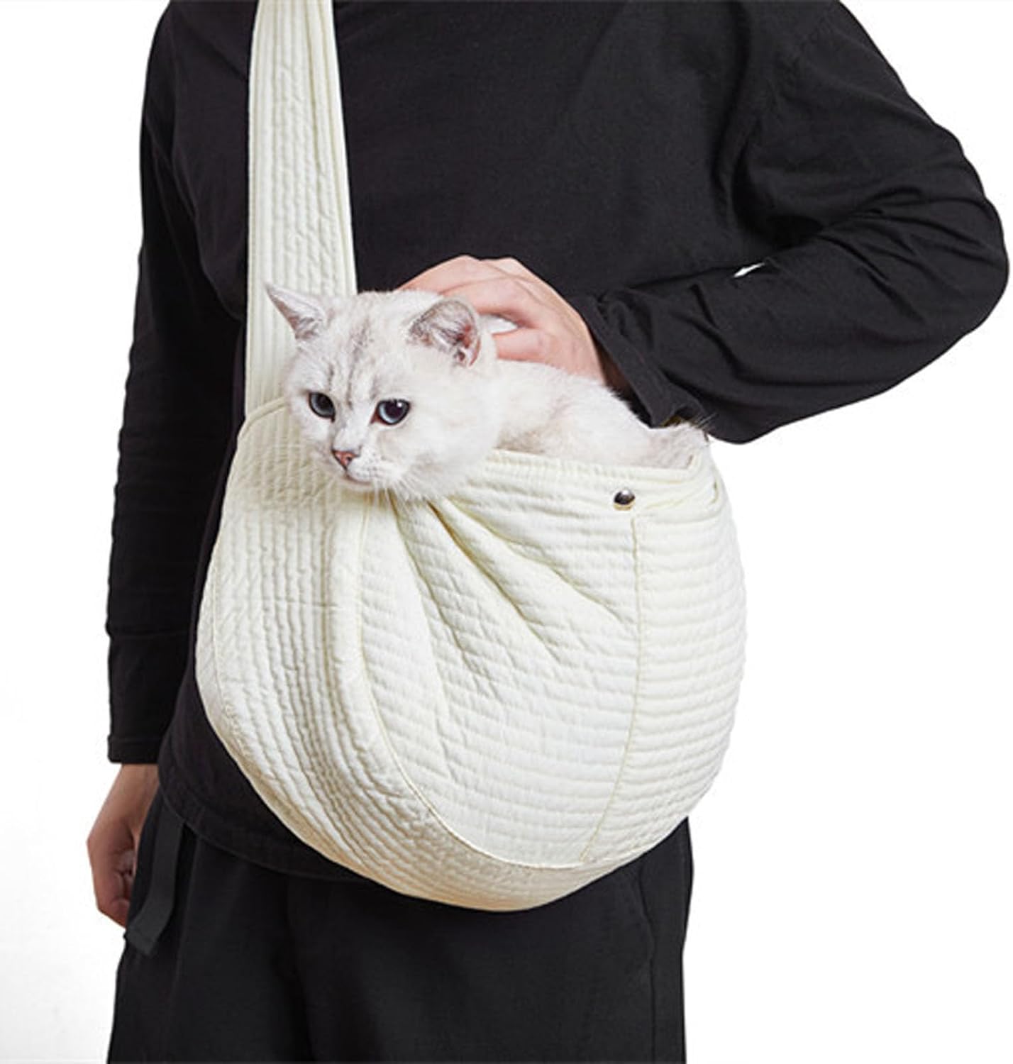 Transportador reversible para perros pequeños, manos libres, reversible, para cachorros, perros pequeños y gatos, para viajes al aire libre (S 6-9